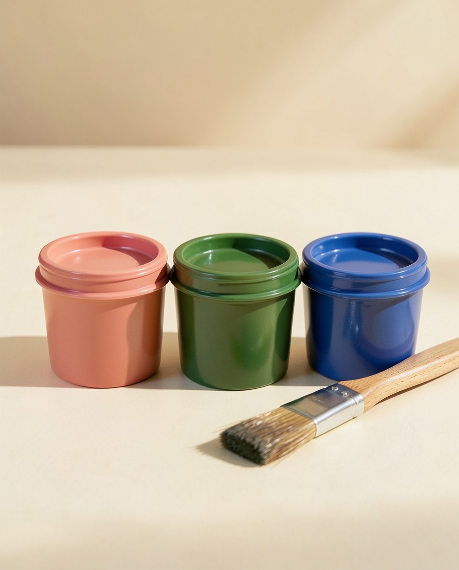Muestras de colores de pintura